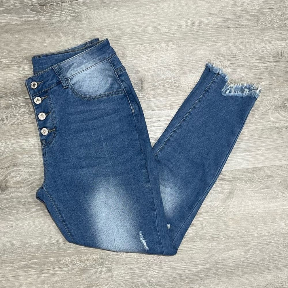 Distressed Ankle Skinny Jeans Size M Women’s
